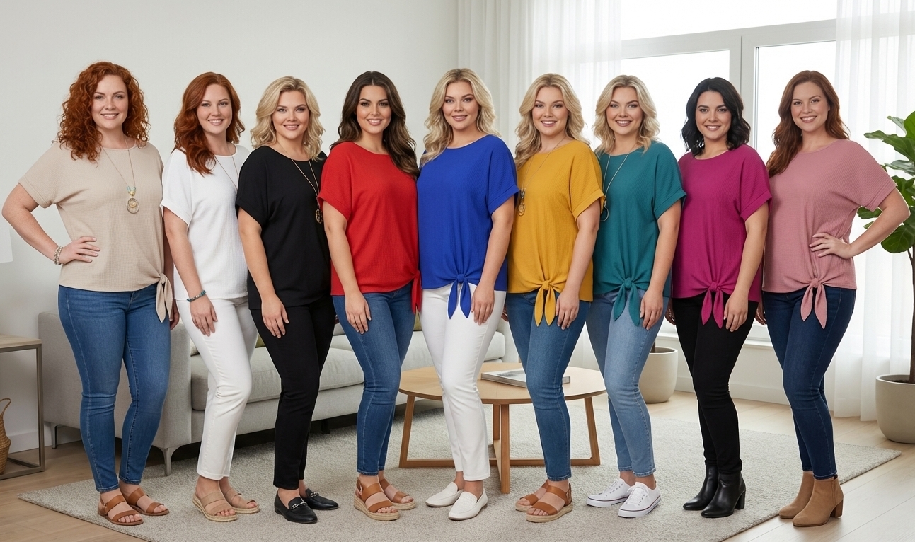 Italska moda triko pro plnostihle
