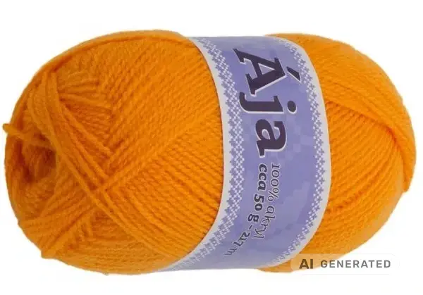 Příze Ája 930 oranžová