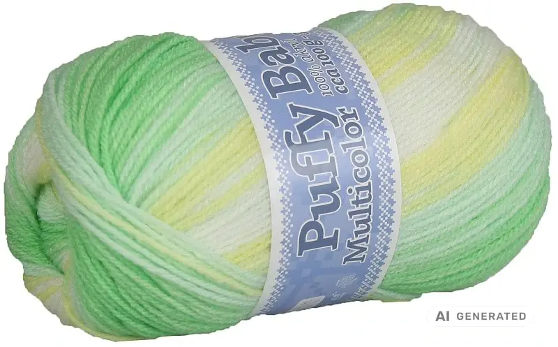 Příze Puffy baby NGM 522 žlutozelenkavá