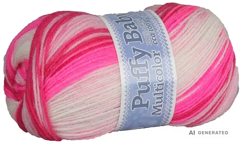 Příze Puffy baby NGM 525 růžová mix