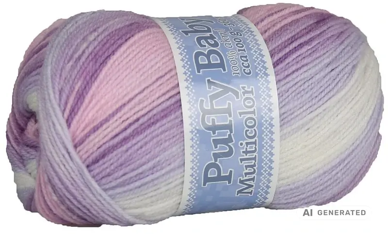 Příze Puffy baby NGM 532 tmavá fialovorůžová