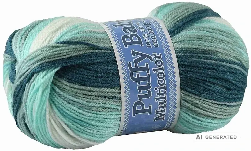 Příze Puffy baby NGM 536 petrolej mix