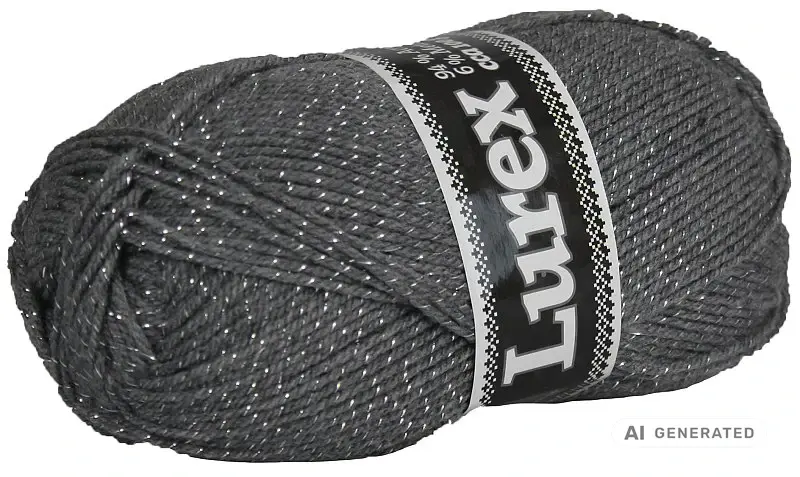 Příze Lurex NGM 908 G tmavě šedá se stříbrem