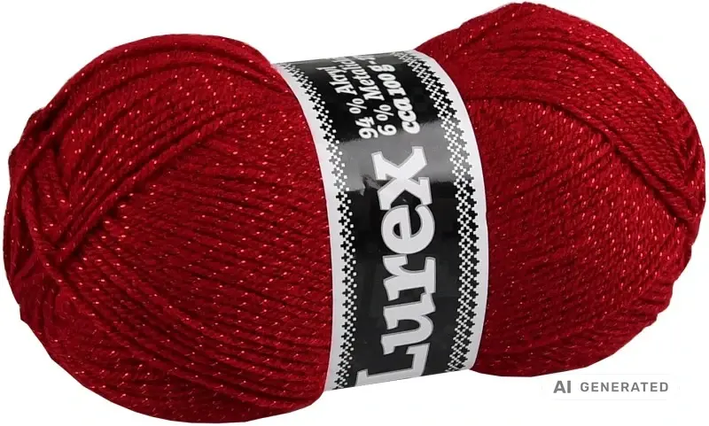 Příze Lurex NGM 934 tmavě červená