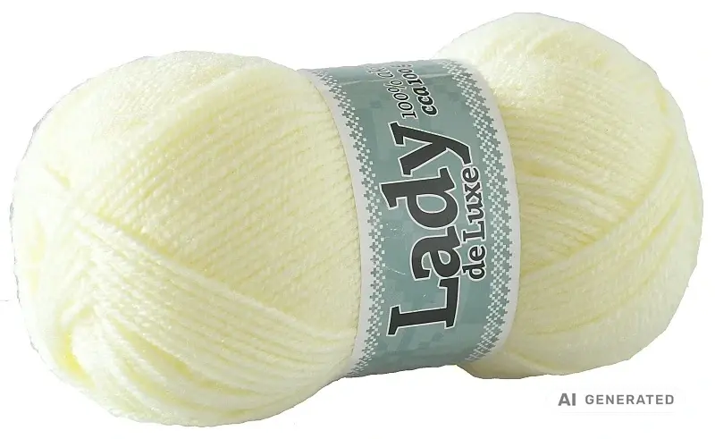 Příze Lady de luxe 905 máslová