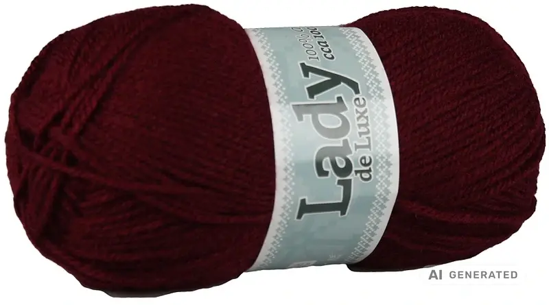 Příze Lady de luxe 935 vínová