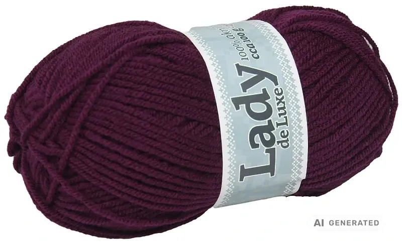Příze Lady de luxe 961 vínovofialová