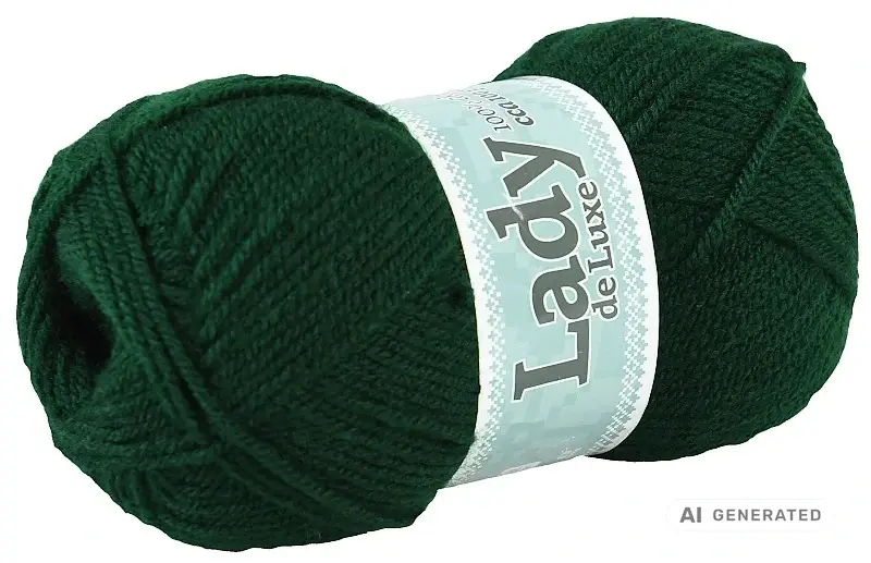 Příze Lady de luxe 988 lesní zelená