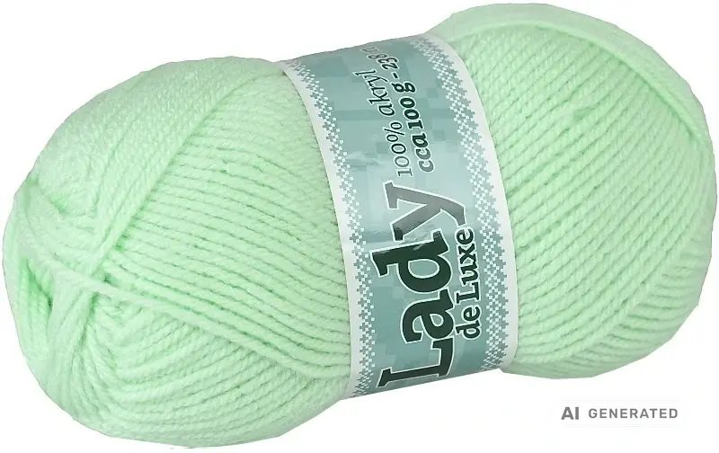 Příze Lady de luxe 990 mimi zelený tyrkys