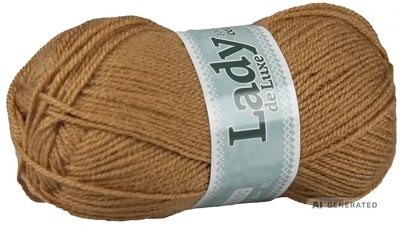 Příze Lady de luxe 999 tmavá béžová