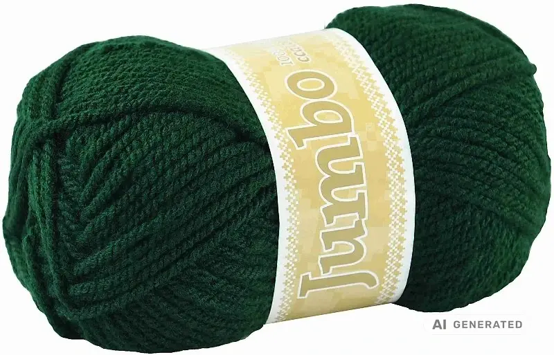 Příze Jumbo 988 tmavá lesní zelená