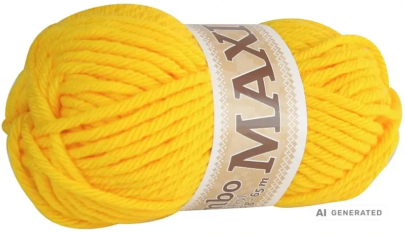 Příze Jumbo maxi 929 tmavá žlutá