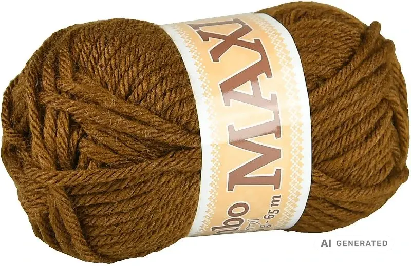 Příze Jumbo maxi 953 středněhnědá