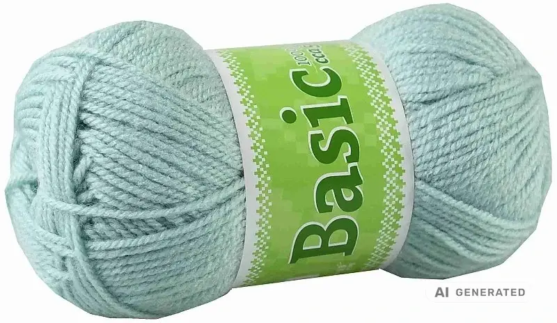 Příze Basic 1135 sv.ocel zelená