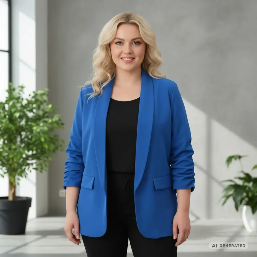 Dámské sako Elsa modré M3493