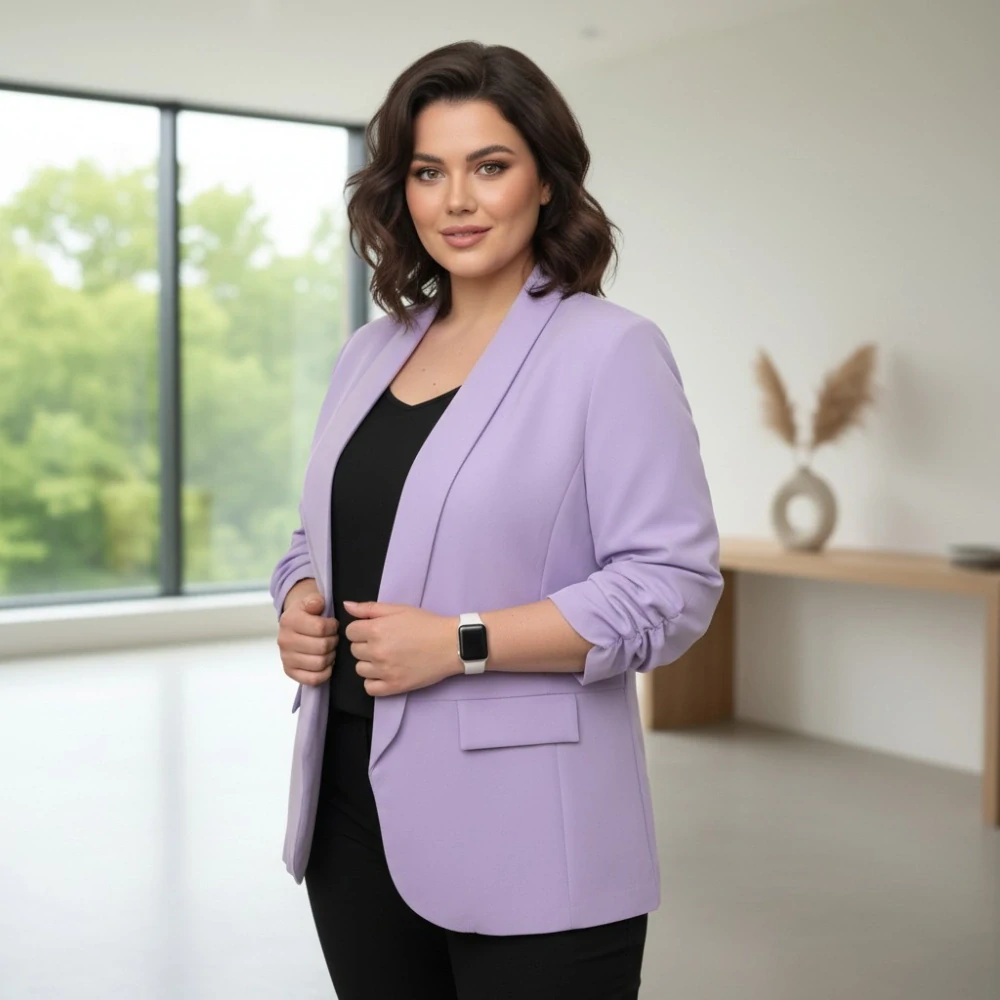 Dámské sako Elsa fialové M3491