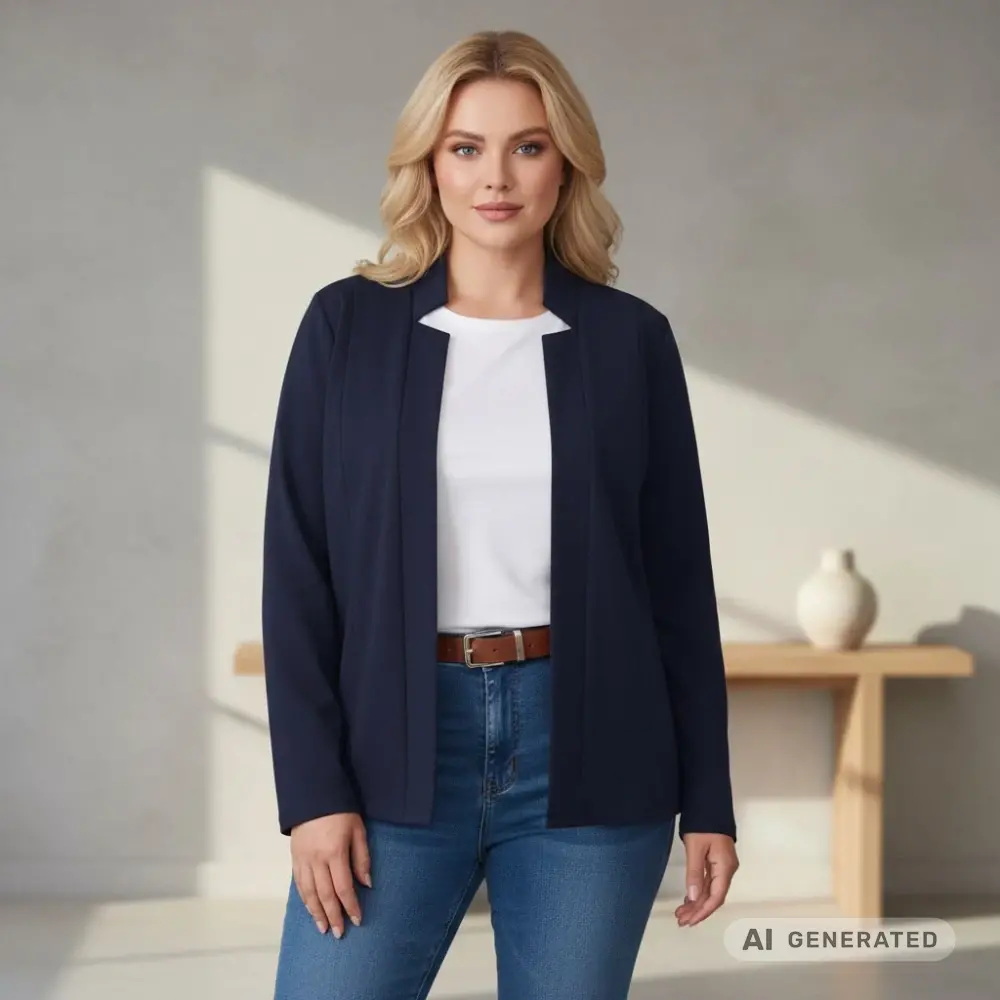 Dámský kardigan Sylwia tmavě modrý M3489