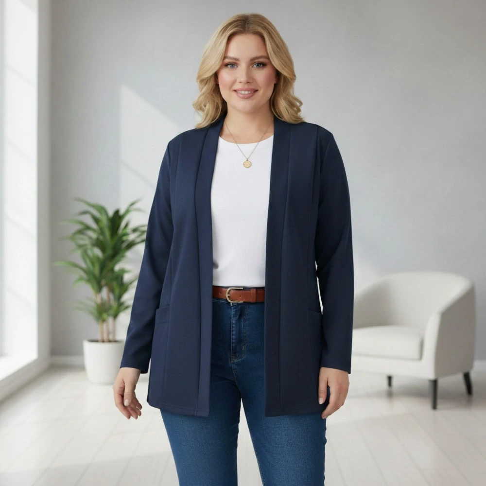 Dámský kardigan Sylwia tmavě modrý M3485