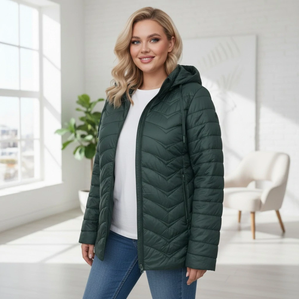Dámská jarní bunda Ellen Rose zelená 958