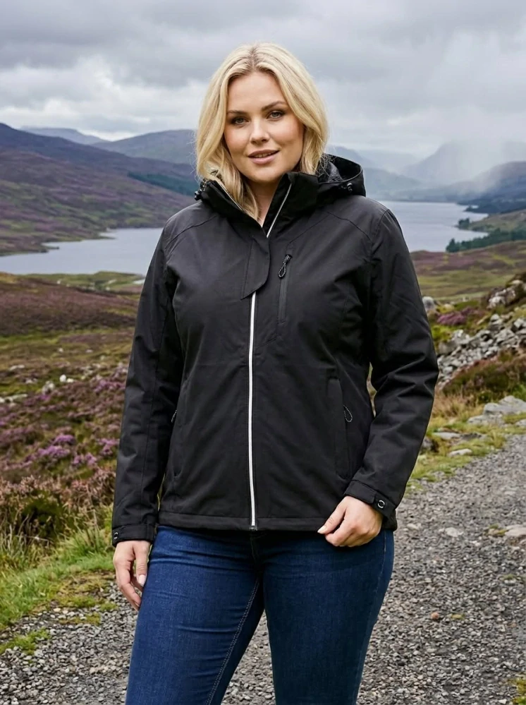 Dámská černá outdoorová bunda Temster XL–4XL 945