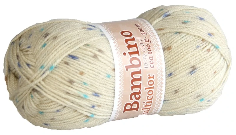 Bambino multicolor NGM 974 - béžová tyr.modré tečky 9937