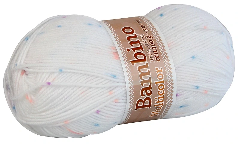 Bambino multicolor NGM 988 - bílá-modro.fialov. tečky 9944
