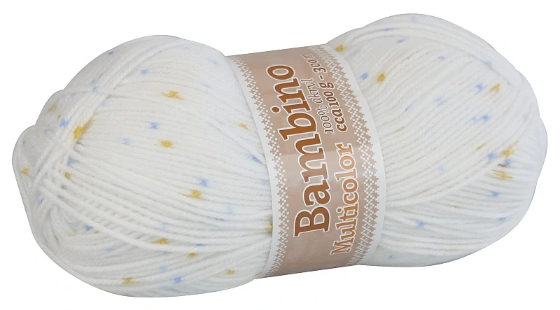 Bambino multicolor NGM 990 - bílá-modro,žlut. tečky 9946