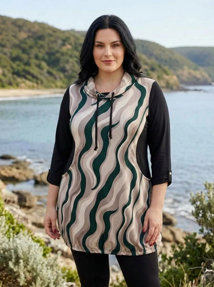 Dámská tunika Antom pro plnoštíhlé L1553 52
