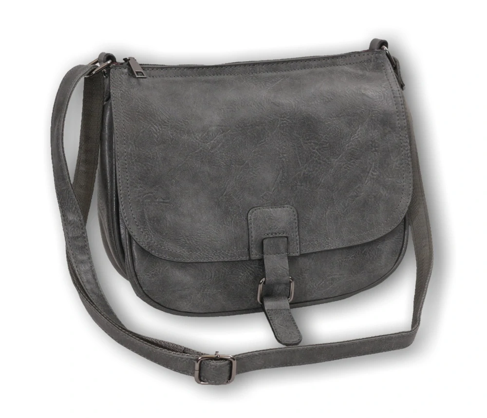 Dámská šedá lovecká kabelka INT crossbody i na rameno N1484