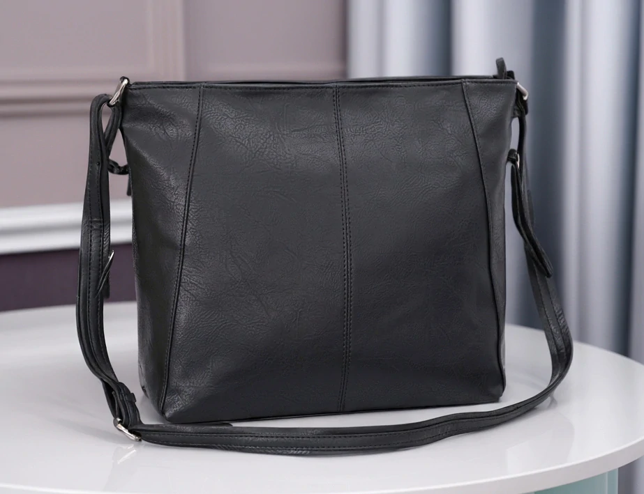 Dámská velká černá kabelka David Moda L4989