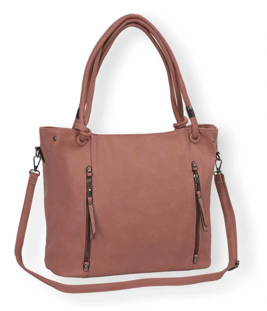 Dámská růžová shopper kabelka Bella Belly M4955