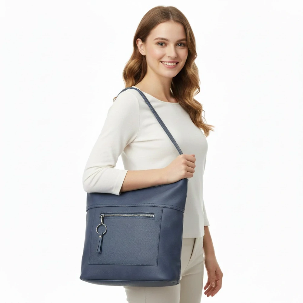 Modrá dámská crossbody kabelka Bella Belly O4944
