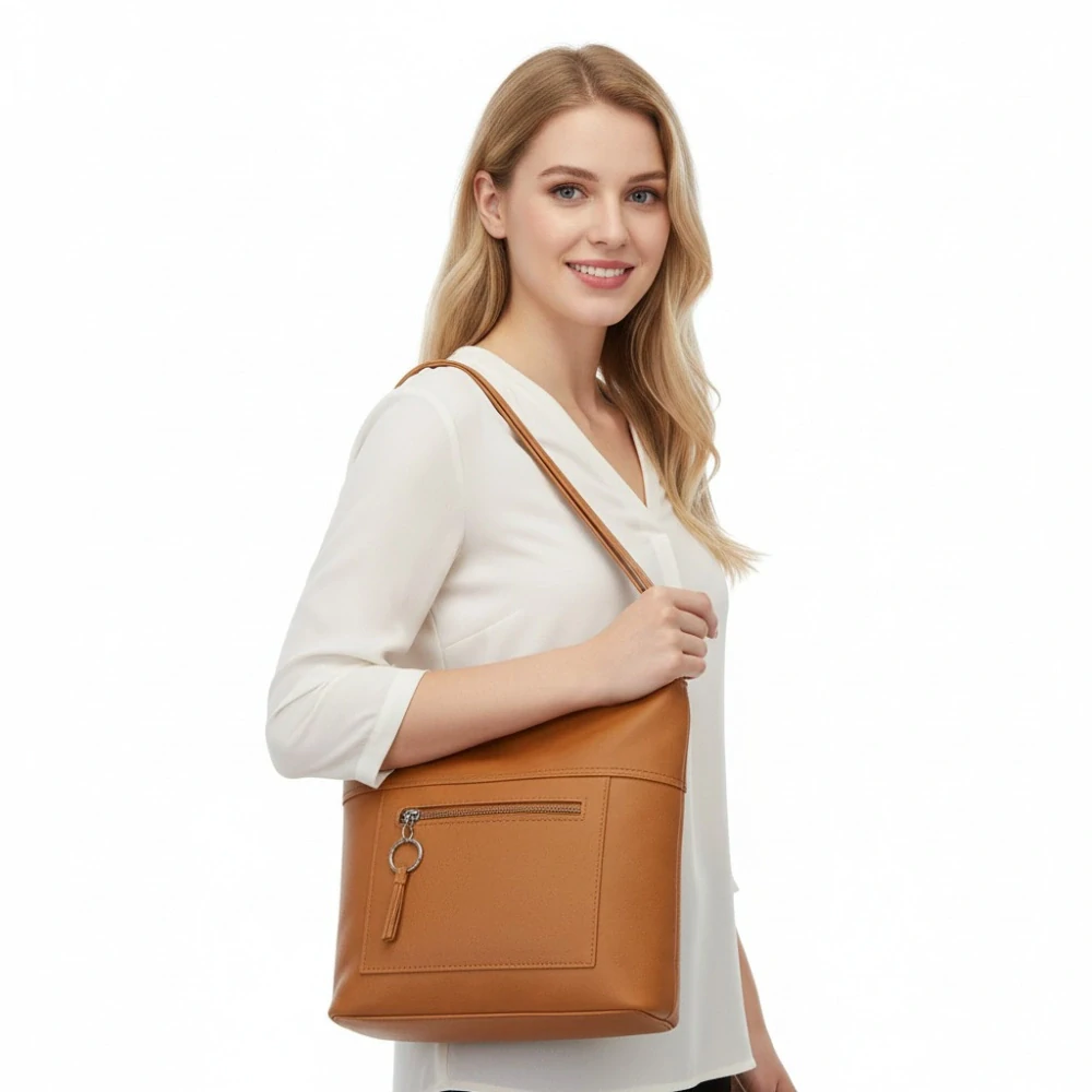Žlutá dámská crossbody kabelka Bella Belly O4943