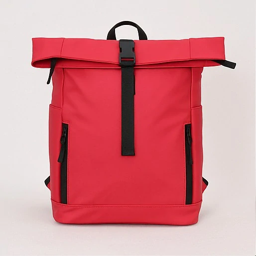 Nepromokavý červený batoh Jessica Bags M3982