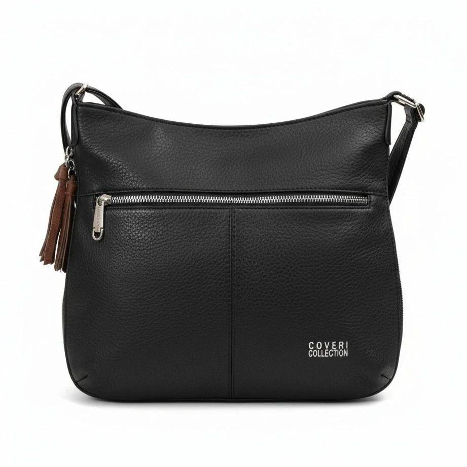 Černá crossbody kabelka Coveri Collection