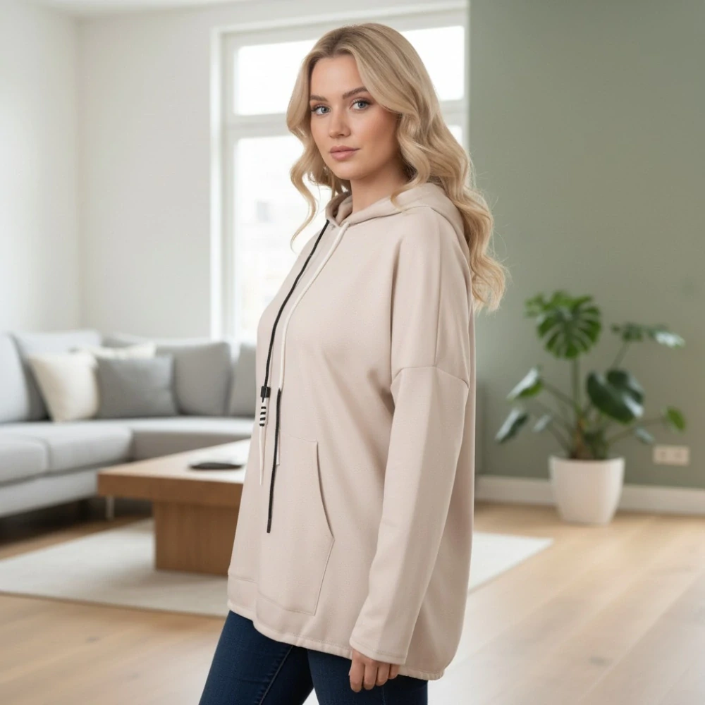 Dámská mikina Eli XL-XXXL - béžová