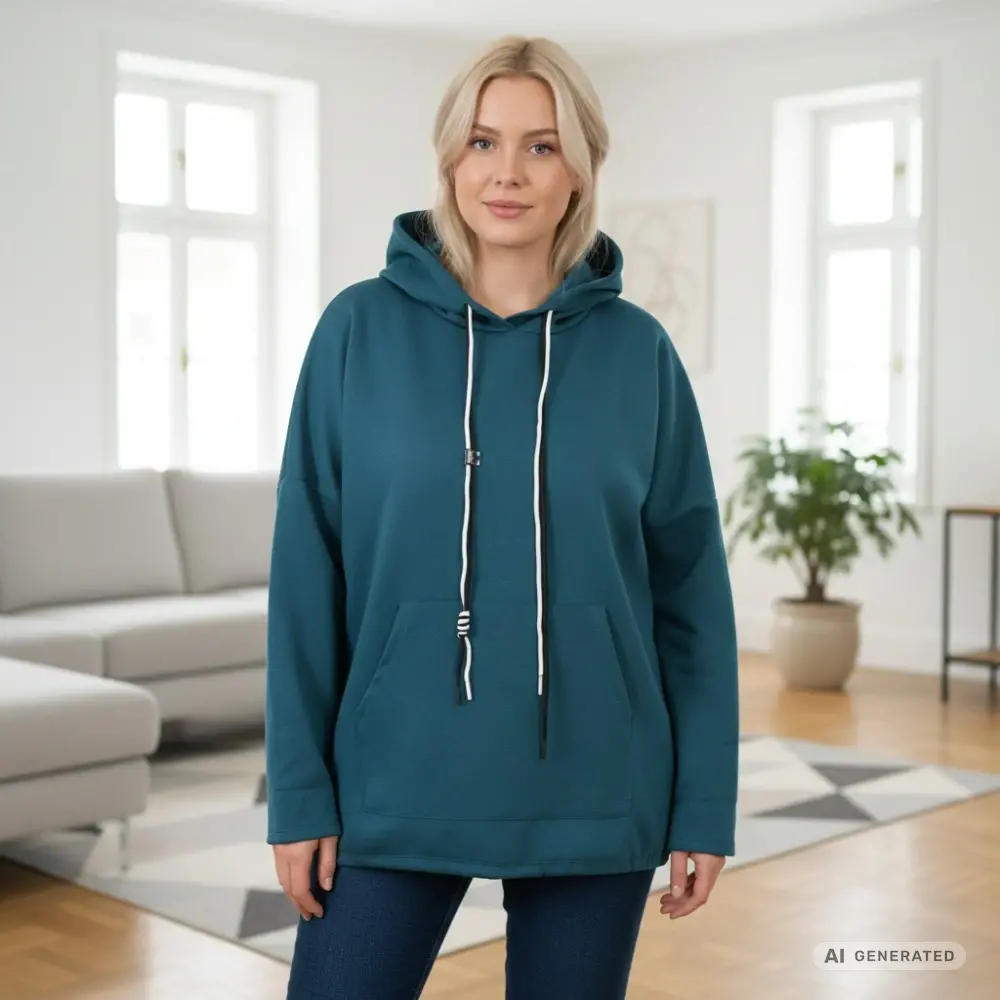 Dámská mikina Eli XL-XXXL - petrol