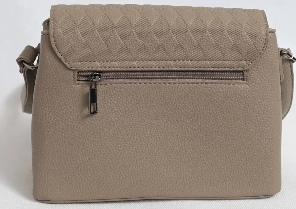Dámská malá béžová kabelka ILF crossbody i na rameno U1128