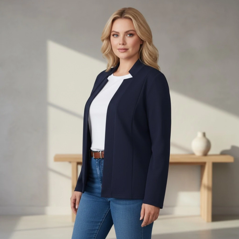 Dámský kardigan Sylwia tmavě modrý M3489