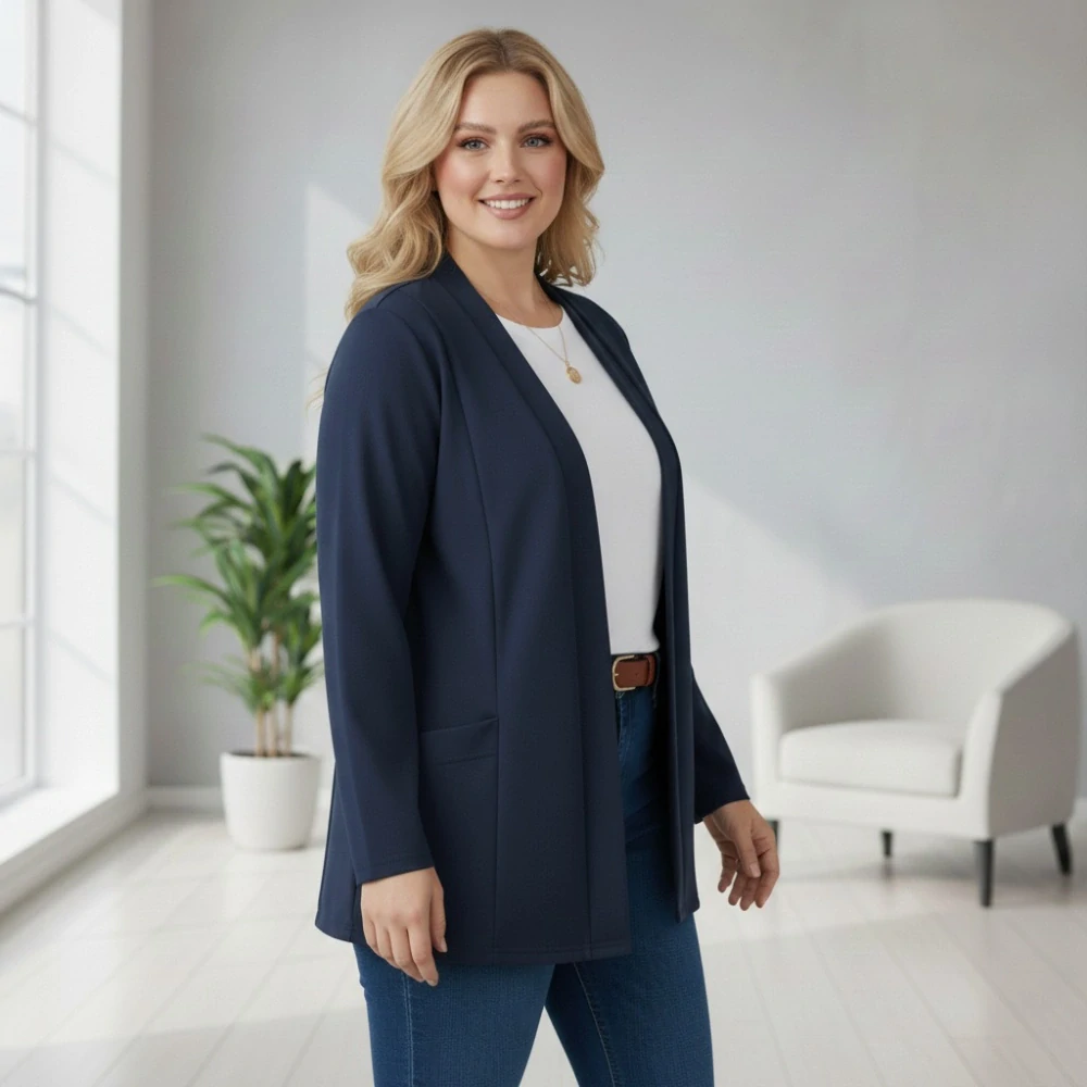 Dámský kardigan Sylwia tmavě modrý M3485