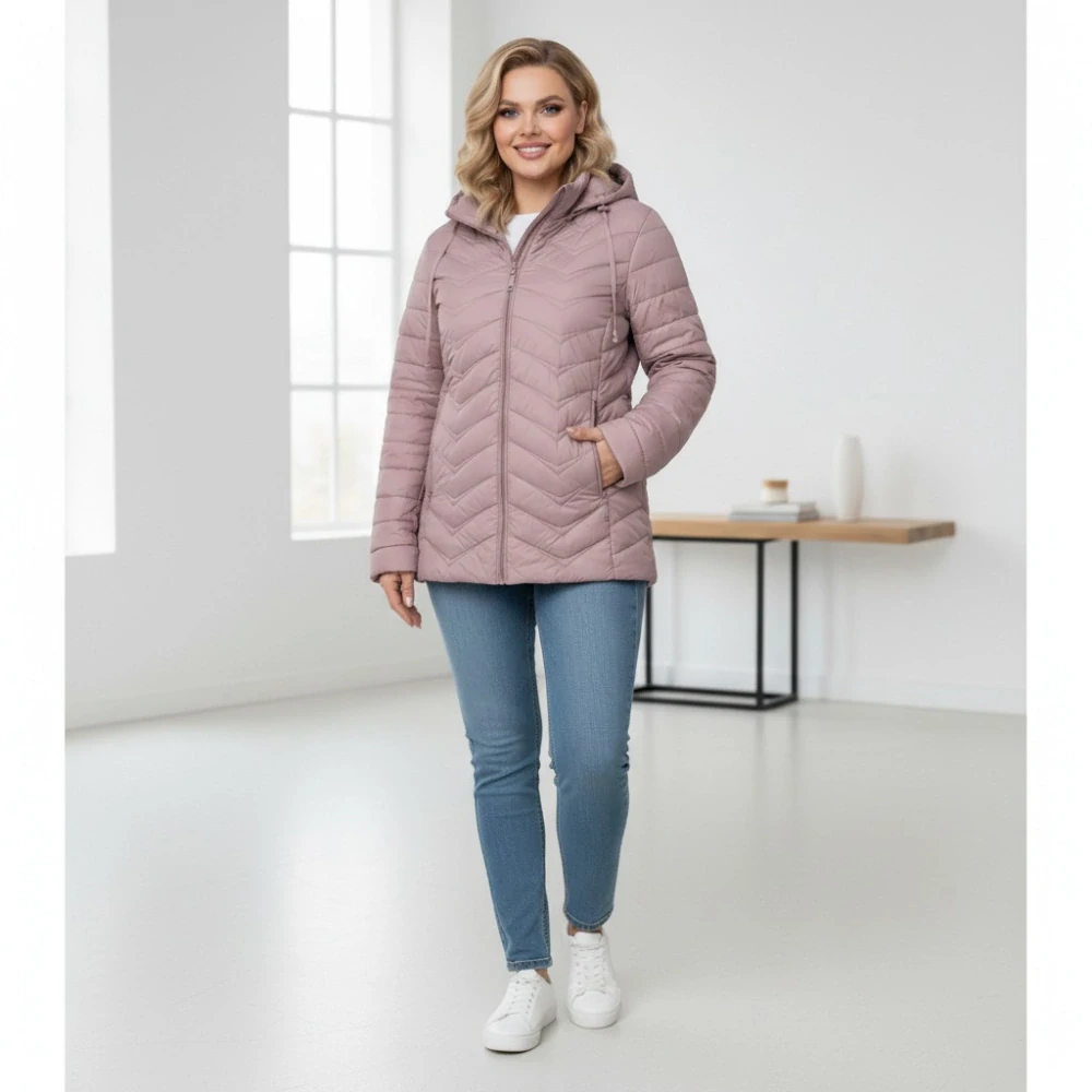 Dámská jarní bunda Ellen Rose barva lila 959