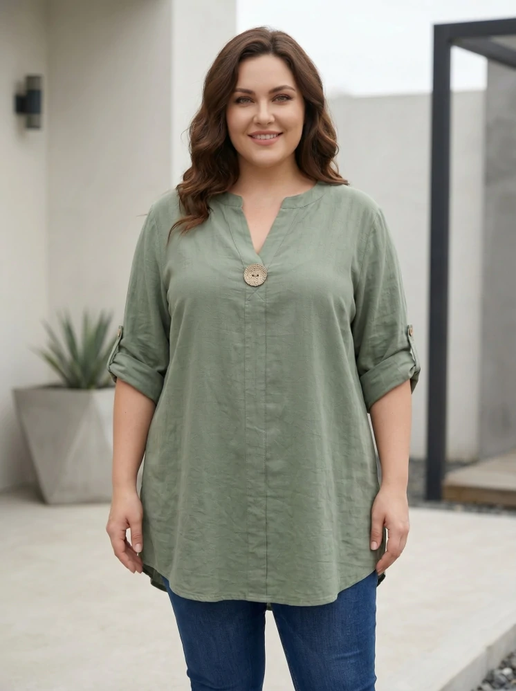 Dámská tunika Link barva khaki L5500