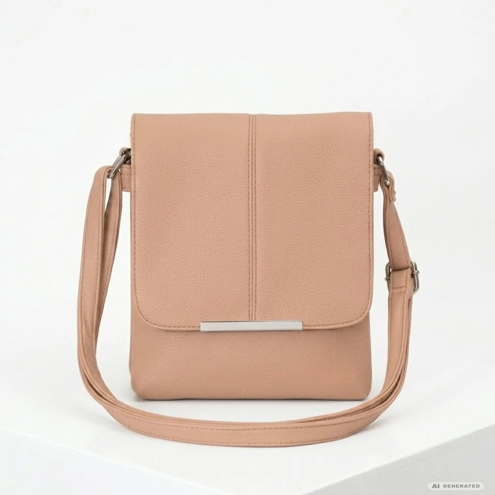 Béžová crossbody kabelka Tessra L4883