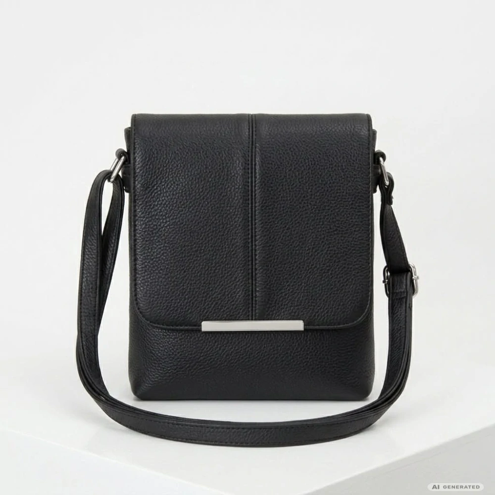 Černá crossbody kabelka Tessra L4879