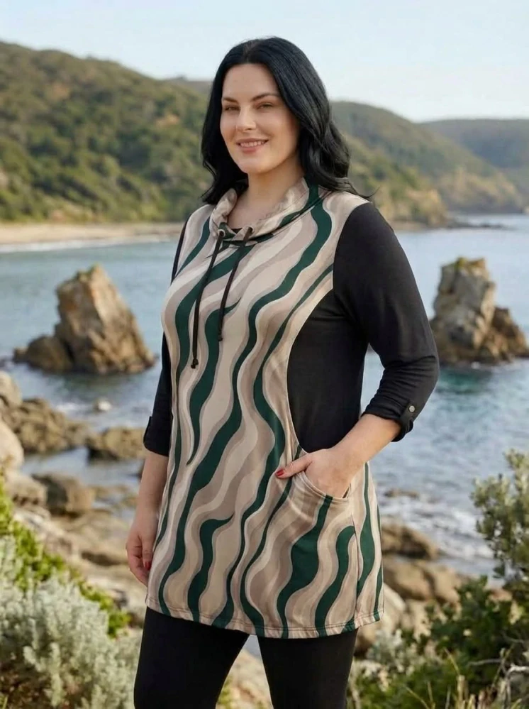 Dámská tunika Antom pro plnoštíhlé L1553 52