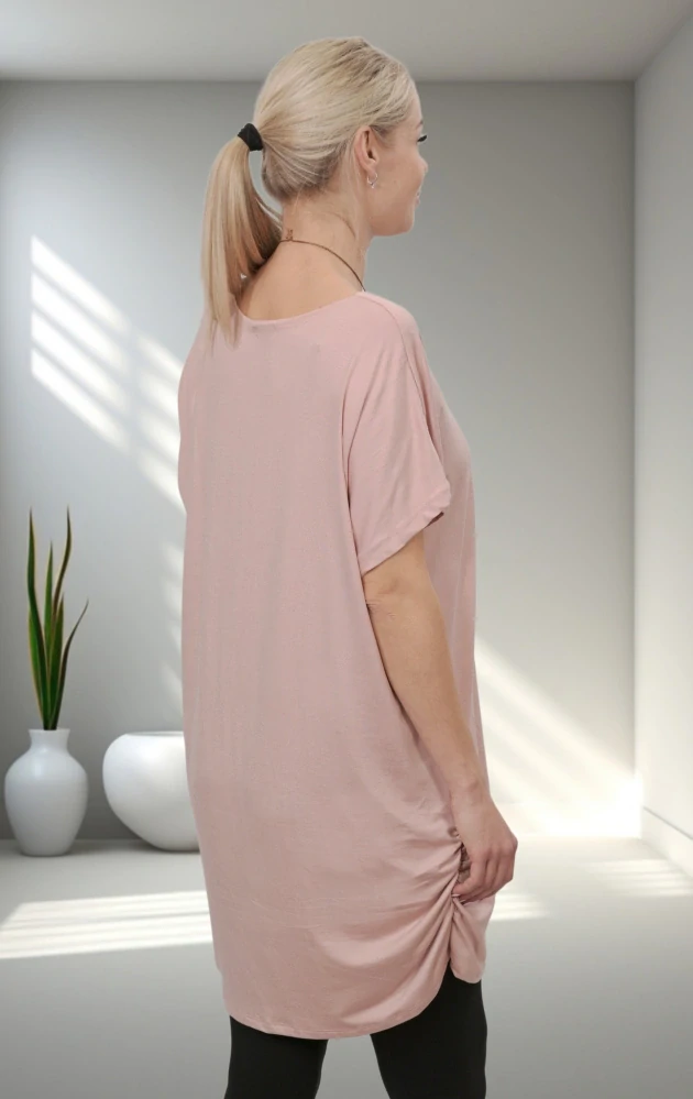 Dámské modré šaty nadměrná univerzální velikost XL - XXXL R1329