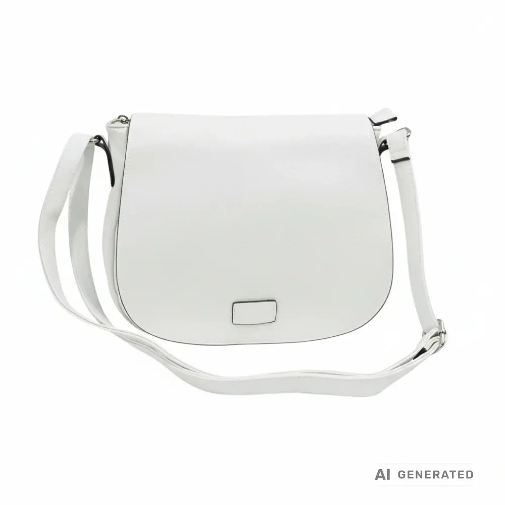 Dámská bílá lovecká kabelka Pelletteria Beta crossbody i na rameno N1442