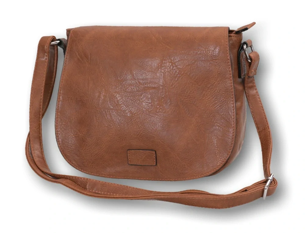 Dámská hnědá lovecká kabelka Pelletteria Beta crossbody i na rameno N1443