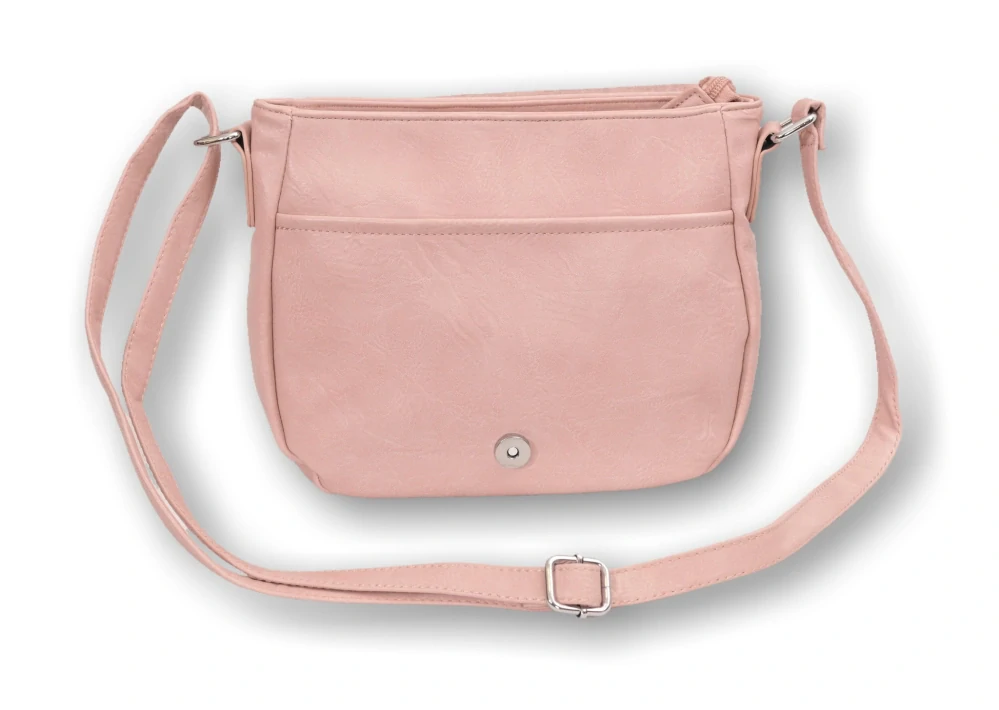 Dámská růžová lovecká kabelka Pelletteria Beta crossbody i na rameno N1445