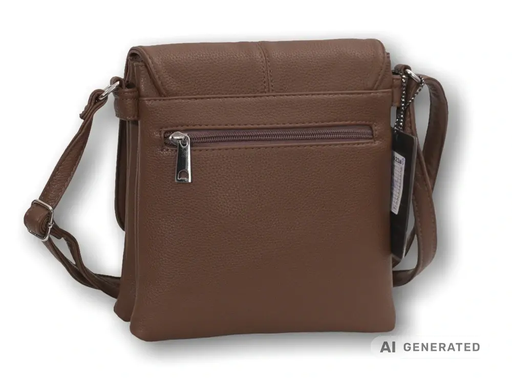 Dámská hnědá malá kabelka Tessra crossbody i na rameno T1482